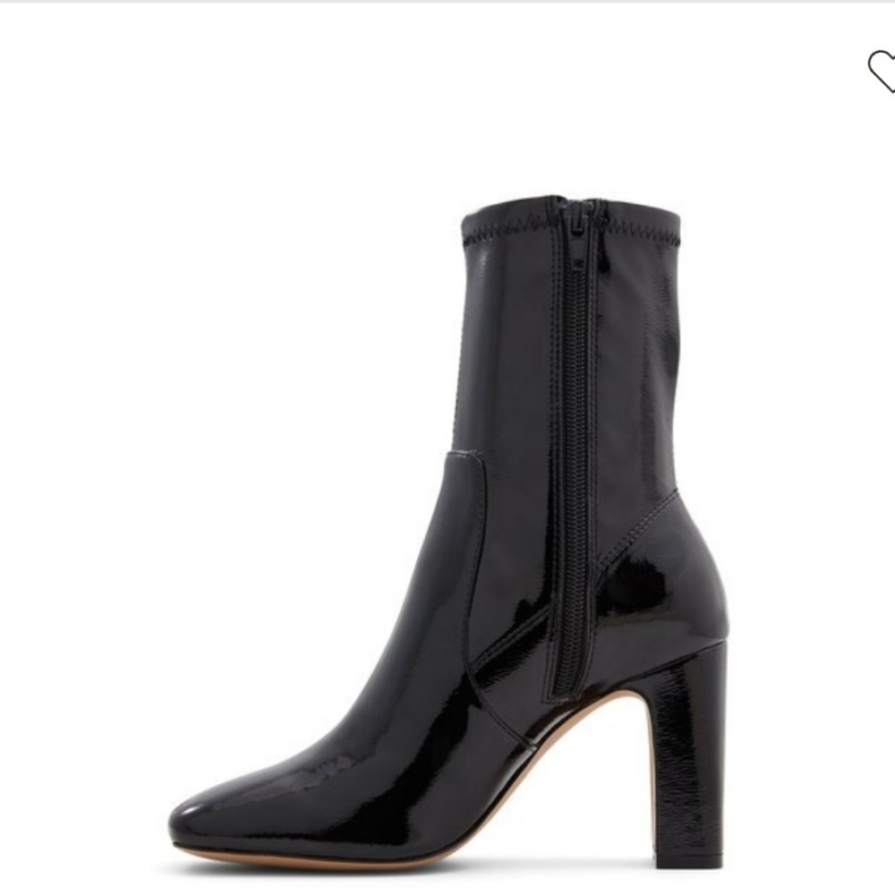 NWOT Call it Spring Black Patent Dress Boots